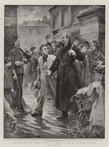 A Guerra e o Xelim da Rainha, uma cena do lado de fora do quartel de São Jorge